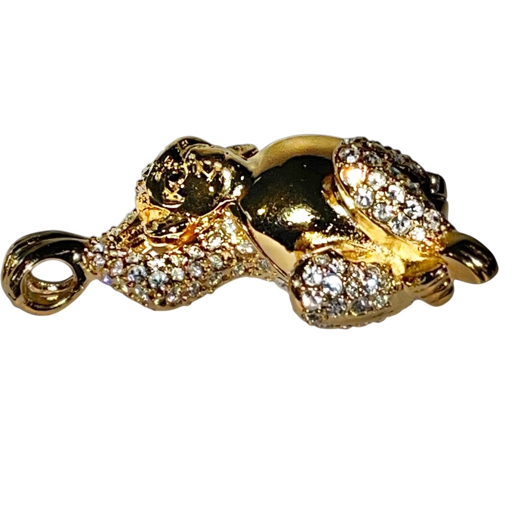 Estee Lauder Solid Compact Necklace Charming Monk… - image 6